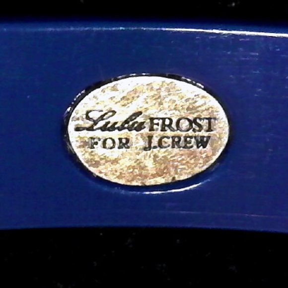 LULU FROST BLUE RESIN & CRYSTAL BANGLE - JBYOCL1 - Picture 3 of 3